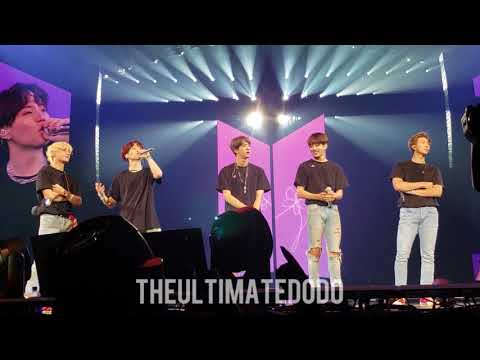 180909 Final Night in LA Ending Ment @ BTS 방탄소년단 Love Yourself Tour in LA Fancam 직캠