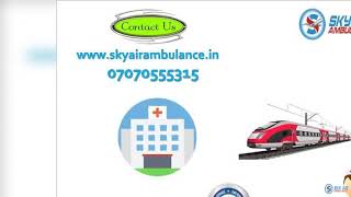 Receive Hi-tech MICU Setup Train Ambulance from Patna to Delhi