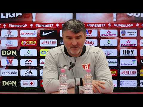 UTA vs CFR Cluj | Adrian Mihalcea a vorbit înaintea jocului de mâine