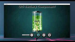 Battery Indicator Using QT QML #qt  #qtcreator  #qml