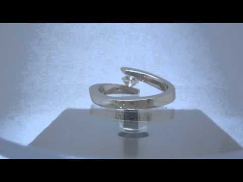 0.75CT PRINCESS CUT DIAMOND ENGAGEMENT RING TENSION - KNR INC