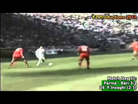 Serie A 1995-1996, day 31 Parma - Bari 3-1 (F.Inzaghi goal)
