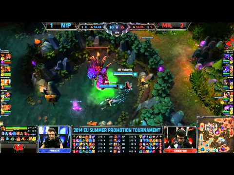 Millenium vs Ninjas in Pyjamas Game 4 Part 2 | 2014 EU LCS Summer Promo | MIL vs NIP