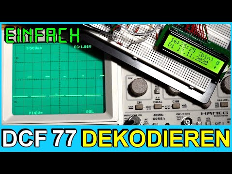 DCF77 dekodieren | Funktionsweise einfach erklärt | Dekodier Schema | Funkuhr | Tutorial, How to
