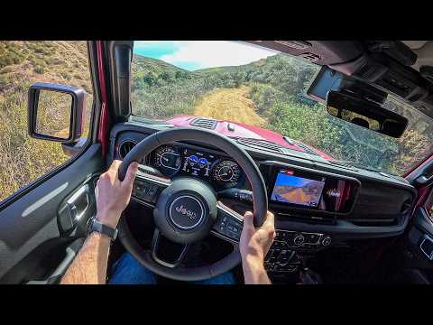 2024 Jeep Gladiator Rubicon X - POV Off-road Drive (Binaural Audio)