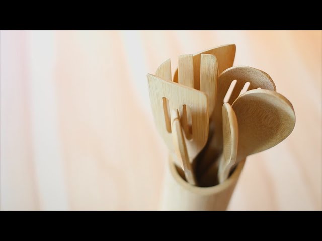 Video teaser for Küchenhelfer Set Bambus