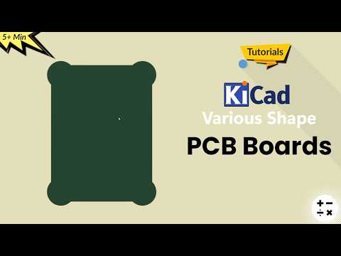 So erstellen Sie Leiterplatten unterschiedlicher Form in KiCad 9 | Tutorial für Anfänger