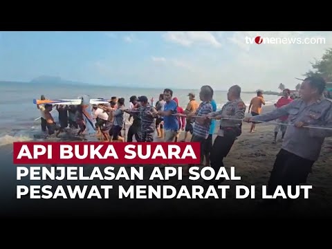 Pesawat Mendarat Darurat di Laut Gumuk Kantong, Ini Kata API | OneNews Update