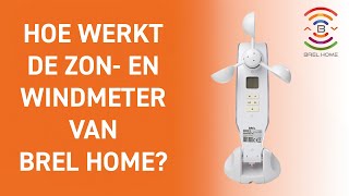 Hoe werkt de zon- en windmeter van BREL HOME?