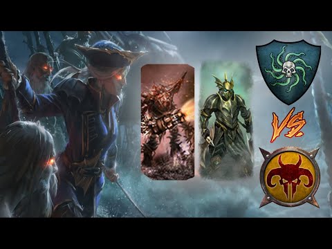 Depth Guard & Gallows GIANT! Vampire Coast vs Beastmen - Total War Warhammer 3