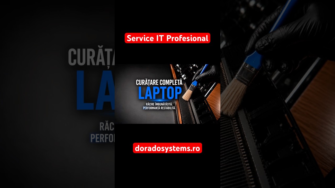 Curatare Laptop Completă Cu Schimbare Pasta Termo, Metal Lichid, Thermal Putty