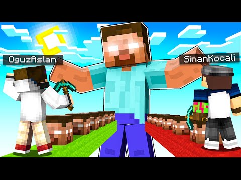 MİNECRAFT'ta HEROBRİNE ŞANS BLOKLARI!