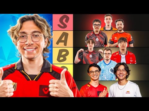 Pros Build the Ultimate VALORANT Tier List | SEN T1 G2
