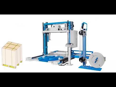 MÁY ĐÓNG ĐAI VÀ QUẤN MÀNG PALLET TỰ ĐÔNG MK900 PRO