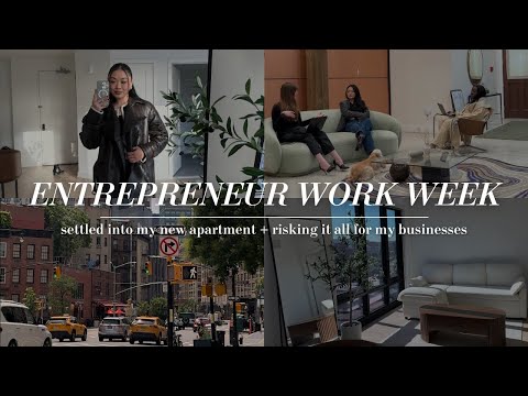 VLOG: fully moved in apartment tour, risking it all for my business, 2026 growth plan, productivity