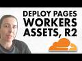 3 Ways To Deploy Static To Cloudflare Pages Worker With Assets And R2