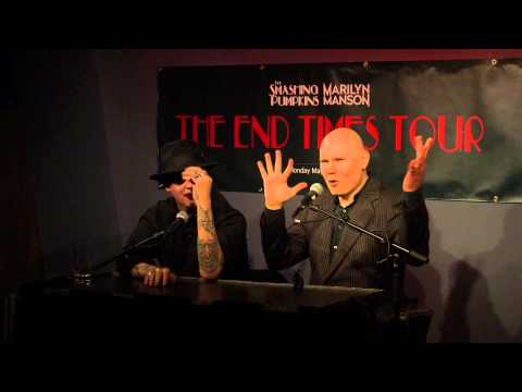 Billy Corgan and Marilyn Manson at Virgin Hotels Chicago