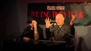 Billy Corgan and Marilyn Manson at Virgin Hotels Chicago