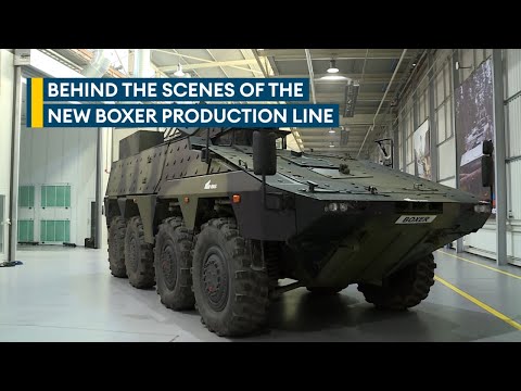 Production in West Midlands of British Army's new Boxer vehicle begins