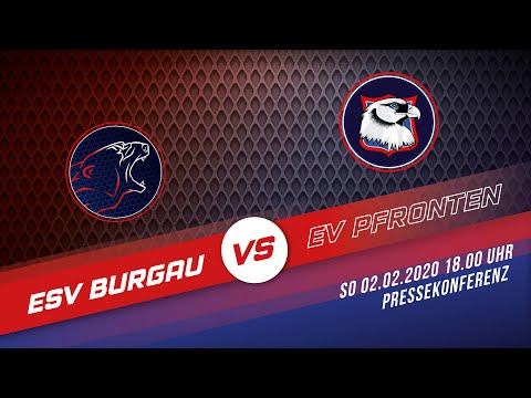 Pressekonferenz:  ESV Burgau vs. EV Pfronten