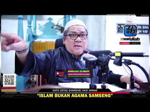 Tazkirah : Samseng Bukan Akhlak Islam - Ustaz Shamsuri Haji Ahmad