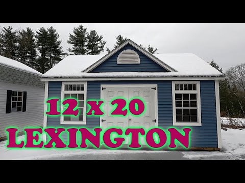 ✨✨12x20 Shed with Storage Loft | She Shed | ManCave | Tiny House | Postwoodworking Shed
