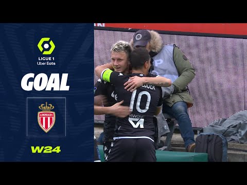 Goal Aleksandr GOLOVIN (39' - ASM) STADE BRESTOIS 29 - AS MONACO (1-2) 22/23