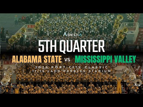Alabama State vs Mississippi Valley "5th Quarter" | 2025 Port City Classic | 4K 2160p 🔥🎥🎬‼️