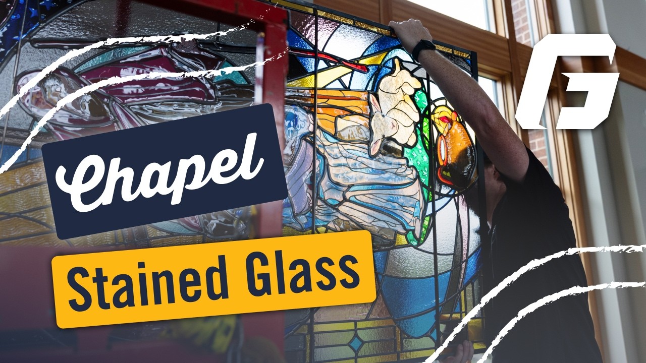 Watch video: Bringing Scripture to Light: Inside George Fox University's Stained Glass Project