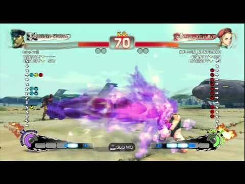 tripdevil (M.Bison) Vs ME-LON_NUNCHAKU (Cammy) SSF4 AE Ranked Matches - PSN