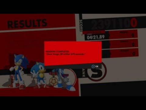 SONIC FORCES stage 30 within 270 seconds