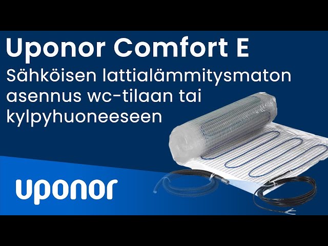 uponor Uponor comfort e golvgivare t-85/t-87
