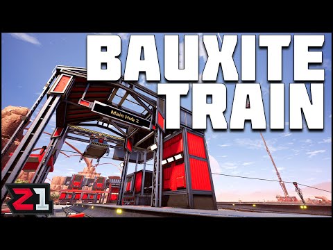 Bauxite Train Set Up ! Satisfactory Update 3 Ep 17 | Z1 Gaming