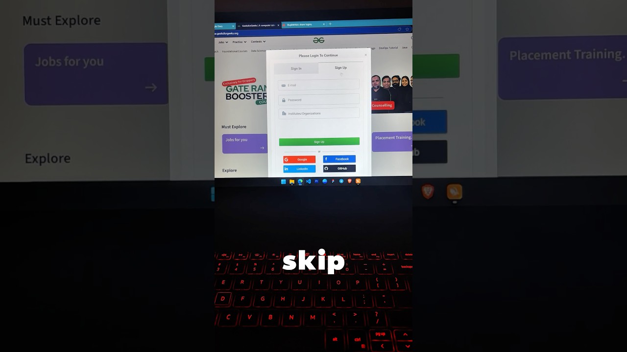 Trick to Bypass Signups on any Website 🔥 #techtips