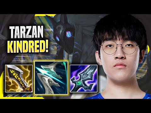 TARZAN DESTROYING WITH KINDRED! - LNG Tarzan Plays Kindred JUNGLE vs Hecarim! | Season 2022