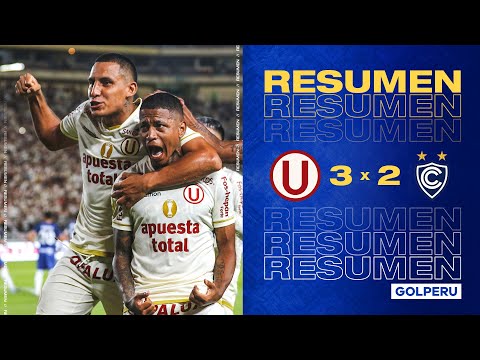 Rseumen: Universitario 3-2 Cienciano #TorneoAperturaXGOLPERU