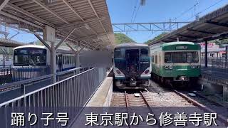 東京駅から修善寺駅 踊り子号 Odoroko-go Izu