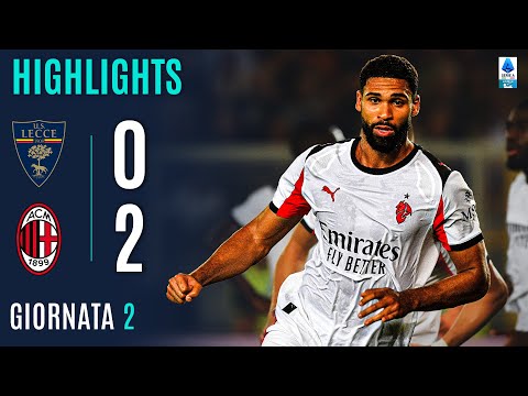 LECCE-MILAN 0-2 | HIGHLIGHTS | 2ª GIORNATA | SERIE A ENILIVE 2025/26