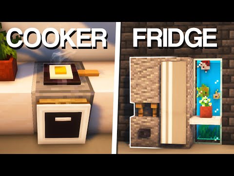 Minecraft: 10+ Kitchen Build Hacks & Ideas!