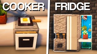 Minecraft: 10+ Kitchen Build Hacks &amp; Ideas!