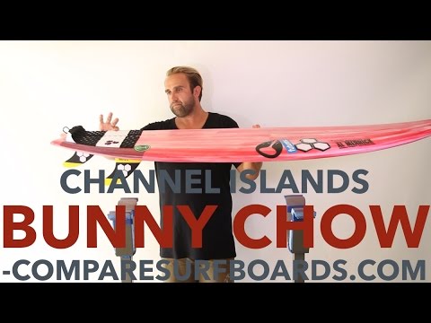 Channel Islands Bunny Chow + Futures AM2 Fins Ride & Surfboard Review no.134 | Compare Surfboards