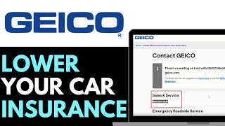How to Lower GEICO Car Insurance 2025 (EASY GUIDE)