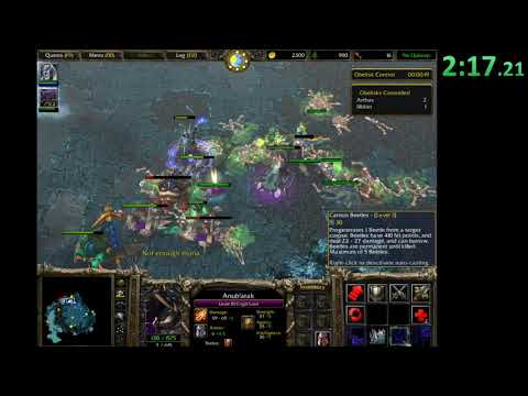 Warcraft 3 TFT Speedrun Undead 8 - Hard (3:36)