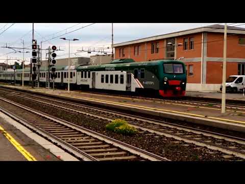 E464 237+5 MDVC+pilota piano ribassato Trenord - Milano Greco - 04/05/2023