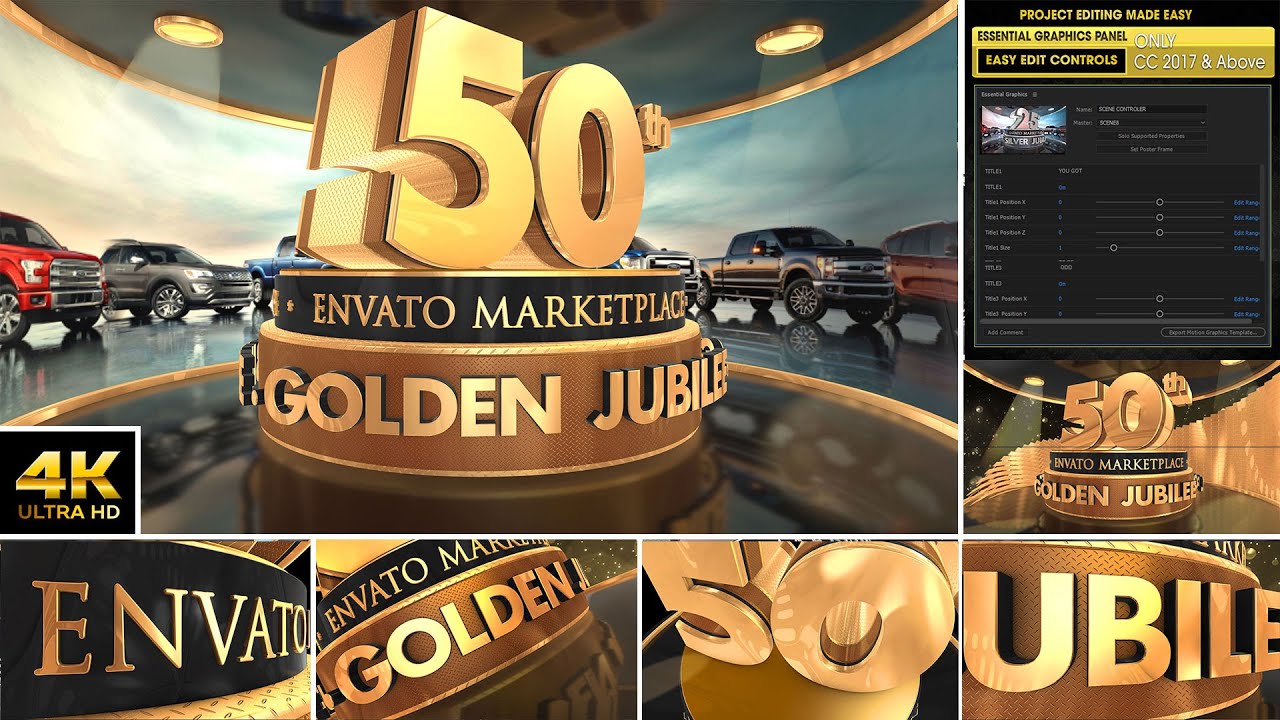 Golden Jubilee  Anniversary Opener 4k