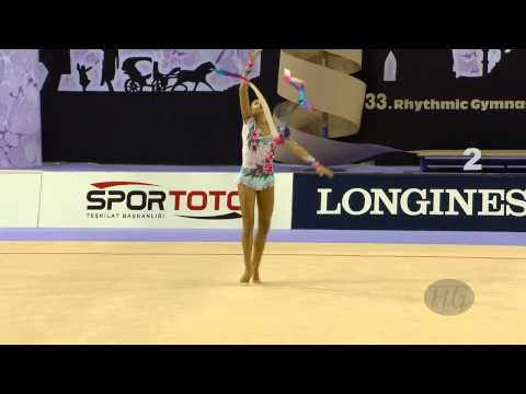 RUSSO Alessia (ITA) - 2014 Rhythmic Worlds, Izmir (TUR) - Qualifications Ribbon
