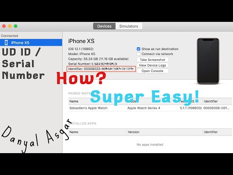 How to Find the UD ID / Serial Number of Your iPhone - Super Easy! - Must Watch 2020