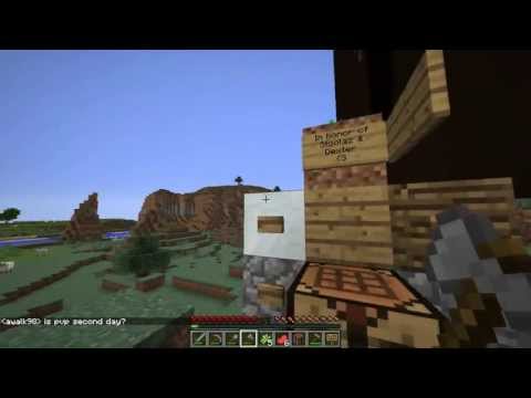 Minecraft: UHC Highlight - Building a monument with Dexter