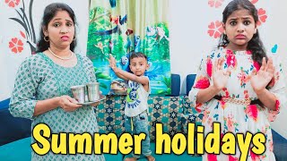 Summer Holidays ☀️ 😮‍💨 | comedy video | funny video | Prabhu sarala lifestyle