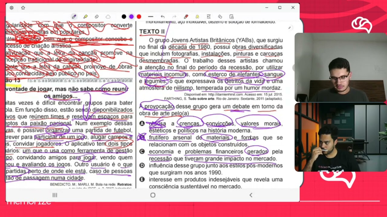 Resolução em Vídeo — Questão 14 ENEM 2020